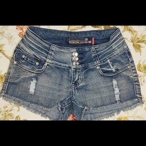 Rich Cow Denim Shorts